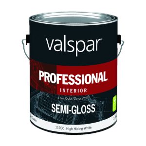 Valspar Professional Semi-Gloss Basic White Paint Interior 1 gal