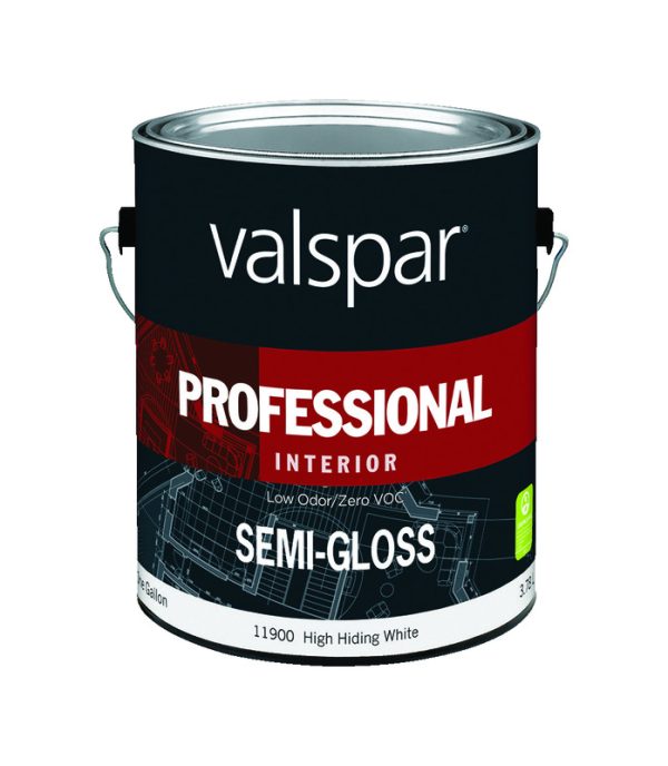 Valspar Professional Semi-Gloss Basic White Paint Interior 1 gal