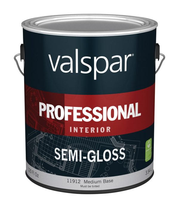 Valspar Professional Semi-Gloss Tintable Medium Base Paint Interior 1 gal