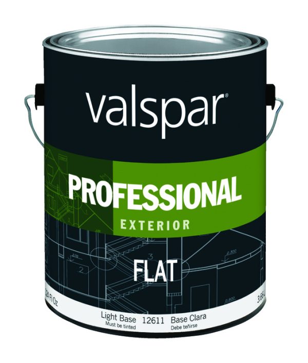 Valspar Professional Flat Tintable Light Base Paint Exterior 1 gal