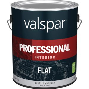 Valspar Professional Flat Tintable Light Base Paint Interior 1 gal