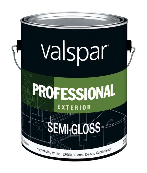 Valspar Professional Semi-Gloss Tintable White Base Paint Exterior 1 gal