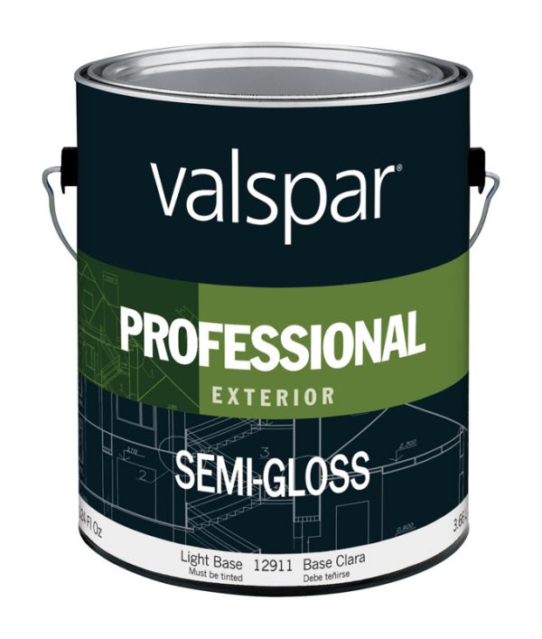 Valspar Professional Semi-Gloss Tintable Light Base Paint Exterior 1 gal