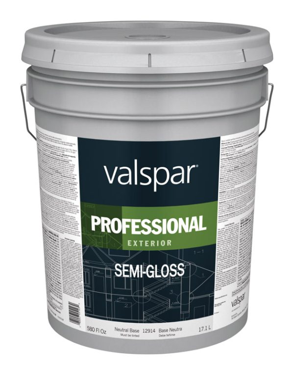 Valspar Professional Semi-Gloss Tintable Neutral Base Paint Exterior 5 gal