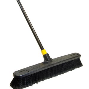 Quickie Bulldozer Polymer 24 in. Smooth Surface Push Broom