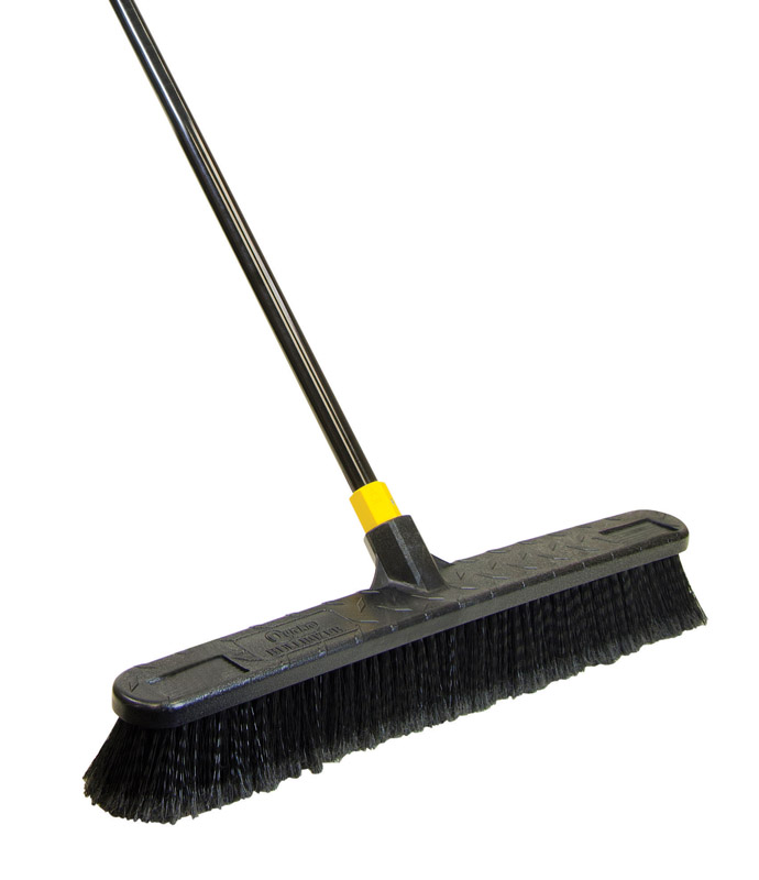 Quickie Bulldozer Polymer 24 in. Smooth Surface Push Broom - PaintPlace ...