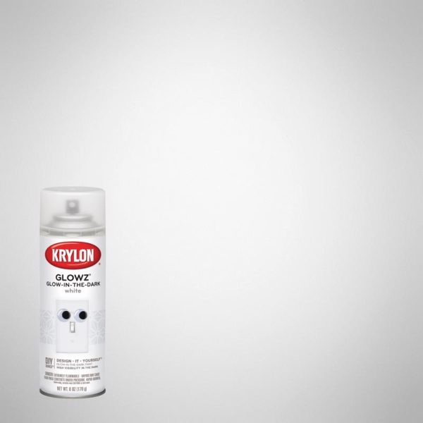 Krylon Glowz White Glow-in-the-Dark Spray Paint 6 oz