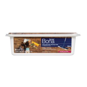Bona Express 5 in. W X 17 in. L PVA Disposable Wet Cleaning Pad 12 pk
