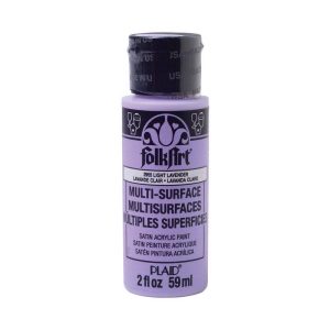 Plaid FolkArt Satin Light Lavender Hobby Paint 2 oz