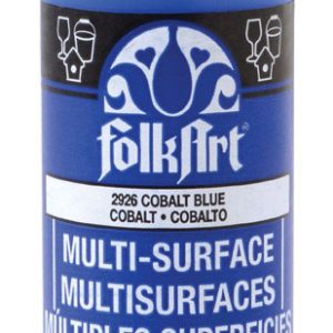 Plaid FolkArt Satin Cobalt Blue Hobby Paint 2 oz