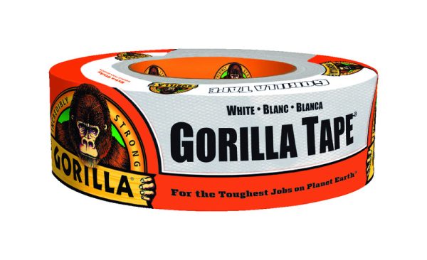 Gorilla 1.88 in. W X 10 yd L Tape White