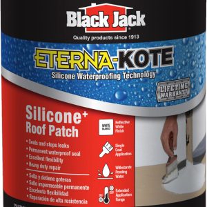 Black Jack Eterna-Kote Gloss Bright White Silicone Roof Patch 28 oz