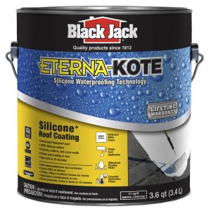Black Jack Eterna-Kote Gloss Bright White Silicone Roof Coating 1 gal