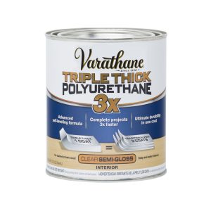Varathane Semi-Gloss Clear Oil-Based Polyurethane 1 qt