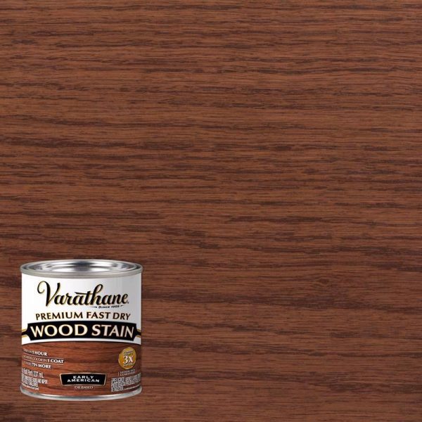 Varathane Premium Semi-Transparent Early American Oil-Based Urethane Modified Alkyd Fast Dry Wood St