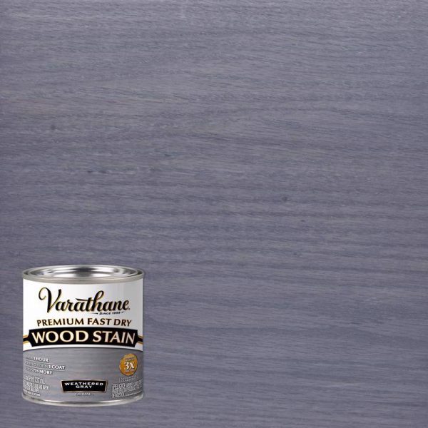 Varathane Premium Semi-Transparent Weathered Gray Oil-Based Urethane Modified Alkyd Fast Dry Wood St