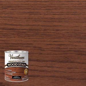 Varathane Semi-Transparent Early American Oil-Based Urethane Modified Alkyd Fast Dry Wood Stain 1 qt