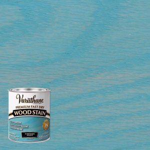Varathane Fast Dry Wood Stain Semi-Transparent Vintage Aqua Oil-Based Urethane Modified Alkyd Wood S