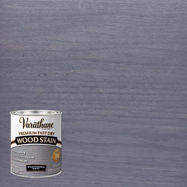 Varathane Premium Semi-Transparent Weathered Gray Oil-Based Urethane Modified Alkyd Fast Dry Wood St