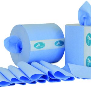 Harbor Blue Wiper Center Pull Towels 200 sheet 1 ply 4 pk