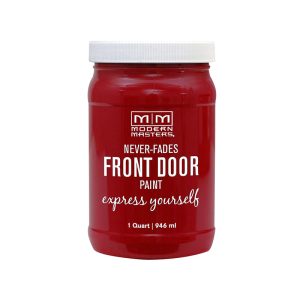 Modern Masters Satin Sophisticated Water Base Front Door Paint Exterior and Interior 1 qt