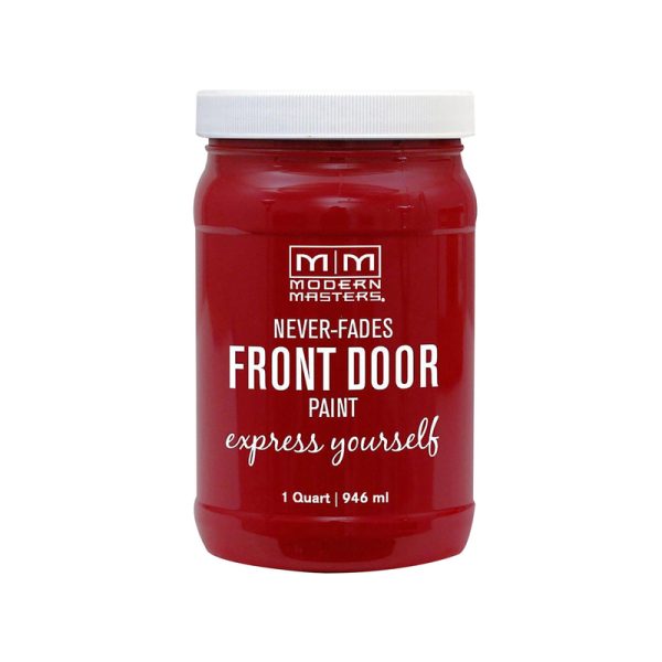 Modern Masters Satin Sophisticated Water Base Front Door Paint Exterior and Interior 1 qt