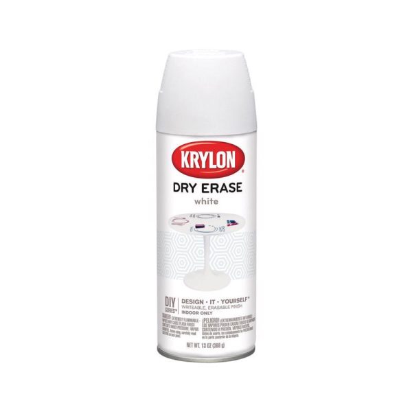 Krylon Dry Erase Paint Gloss White Dry Erase Spray Paint 13 oz