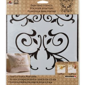 Plaid FolkArt Scroll Paste Stencil