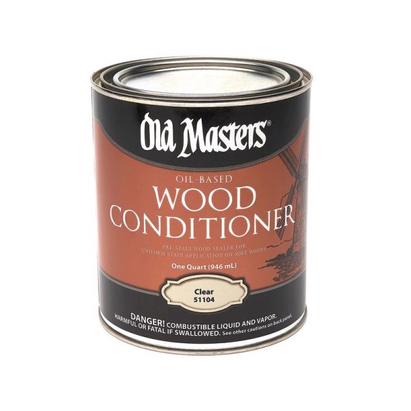 Old Masters Clear Water-Based Wood Conditioner 1 qt