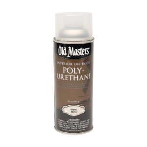 Old Masters Gloss Clear Oil-Based Polyurethane Spray 12 oz