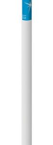 Unger Telescoping 6 ft. L X 2 in. D Steel Extension Pole Black/White