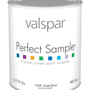 Valspar Perfect Sample Flat Clear Pastel Base Paint Interior 1 pt