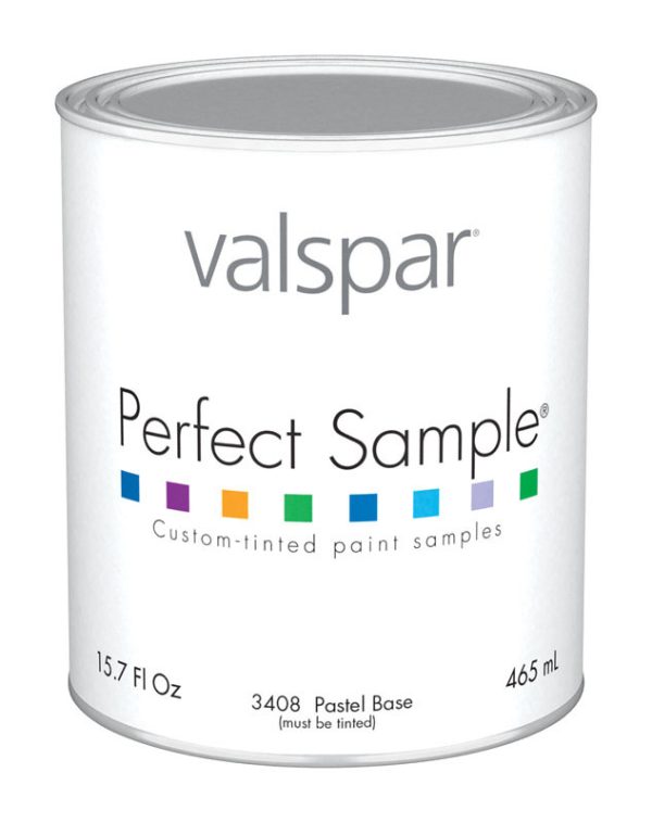 Valspar Perfect Sample Flat Clear Pastel Base Paint Interior 1 pt