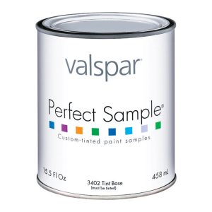 Valspar Perfect Sample Satin Tint Base Paint Interior 1 pt