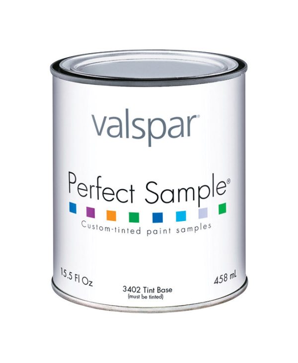 Valspar Perfect Sample Satin Tint Base Paint Interior 1 pt