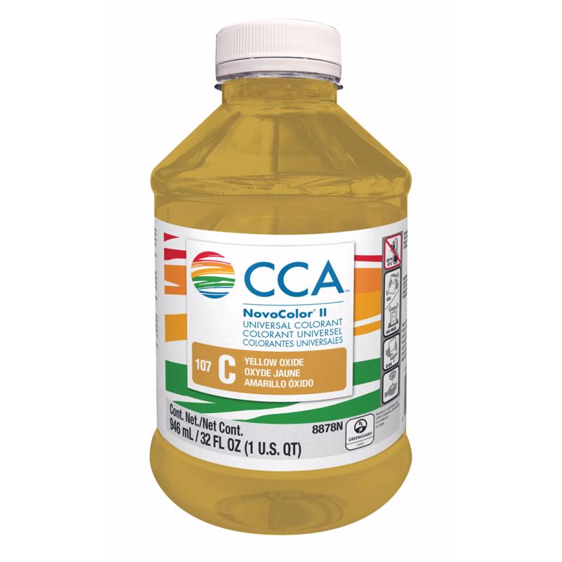 CCA NovoColor II Yellow Oxide Paint Colorant 1 qt