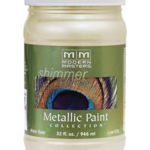 Modern Masters Shimmer Satin Flash Gold Metallic Paint 1 qt