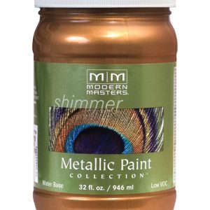 Modern Masters Shimmer Satin Antique Bronze Metallic Paint 1 qt