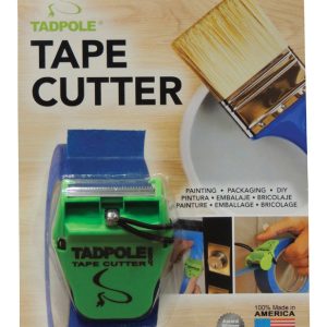 Tadpole 1-1/2 in. W X 2 in. L Tape Cutter Green