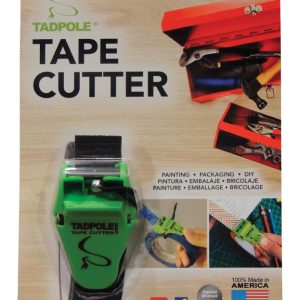Tadpole 1 in. W X 2 in. L Tape Cutter Green