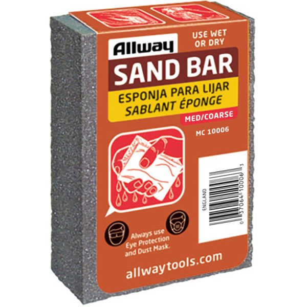 Allway 4 in. L X 3.5 in. W X 1 in. Coarse/Medium Block Sanding Sponge