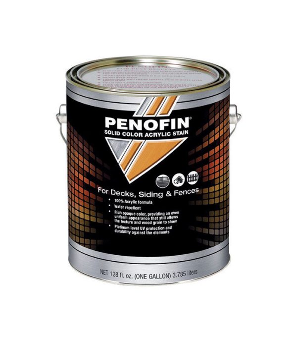 Penofin Solid Tintable White Acrylic Solid Color Acrylic Deck Stain 1 gal