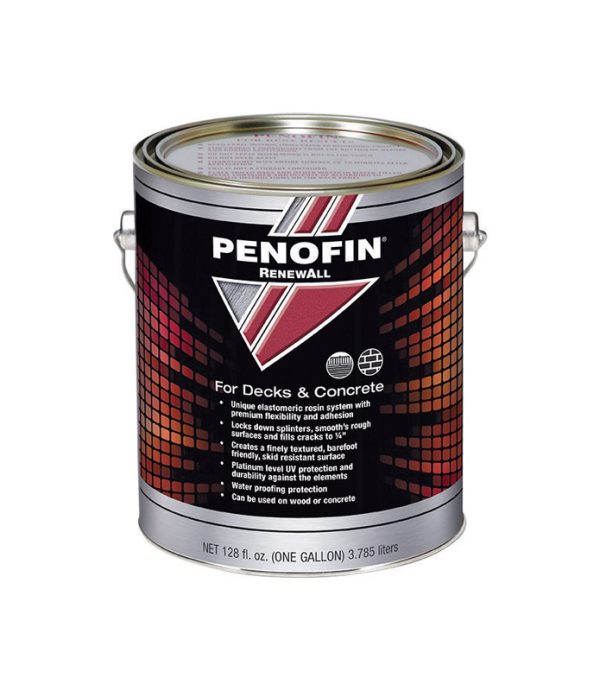 Penofin RenewAll Sea Ranch Water-Based Transparent Deck and Concrete Sealer 1 gal