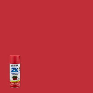 Rust-Oleum Painter's Touch 2X Ultra Cover Satin Apple Red Paint+Primer Spray Paint 12 oz