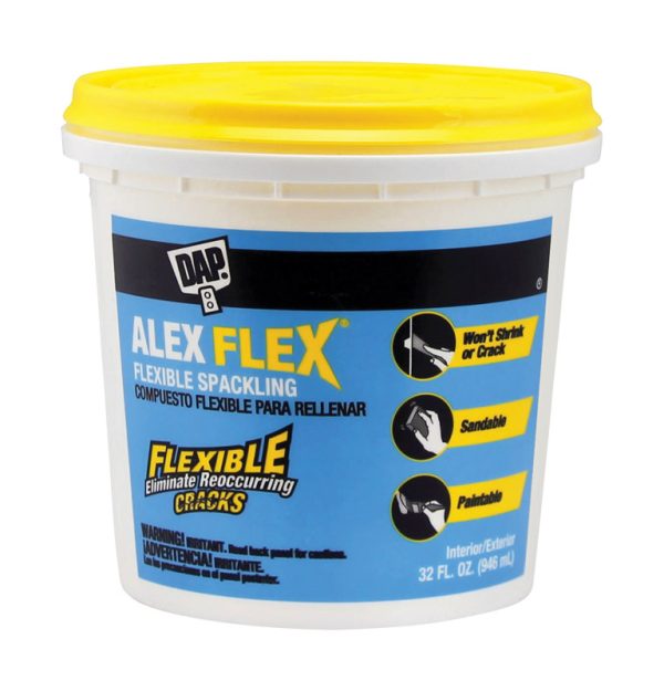 DAP Alex Flex Ready to Use White Spackling Compound 1 qt