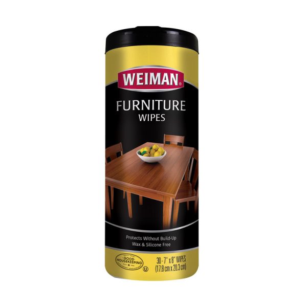 Weiman Lemon Scent Wood Cleaner and Polish 30 pk Wipes