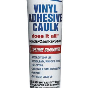 Phenoseal White Vinyl Adhesive Caulk 5.5 oz