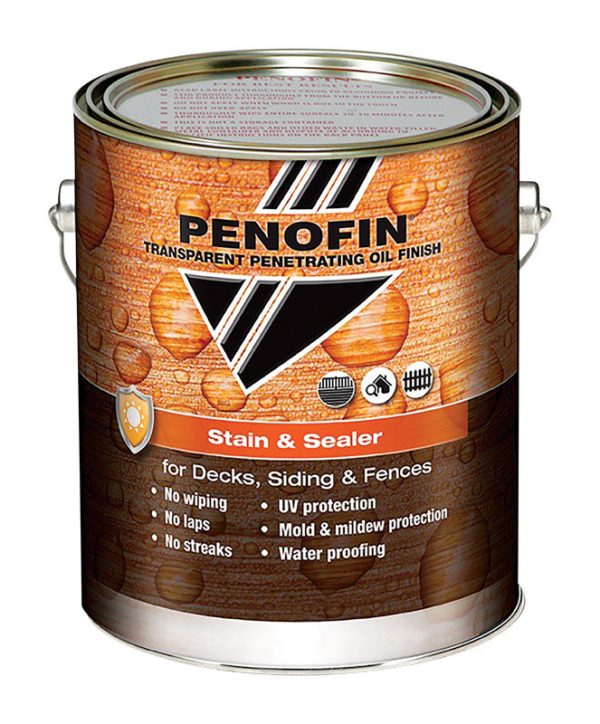 Penofin Semi-Transparent Matte Redwood Oil-Based Alkyd Stain and Sealer 1 gal