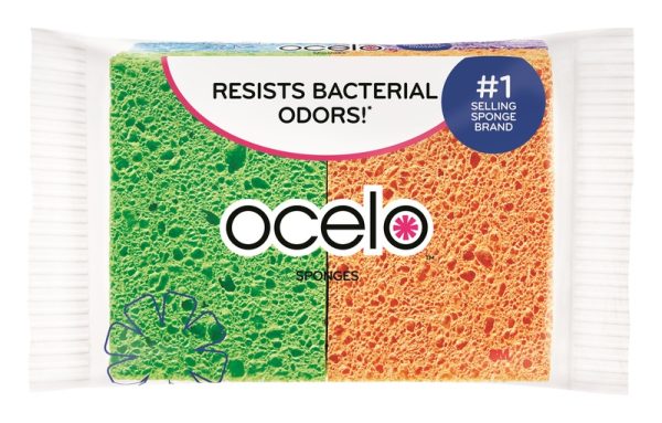 Scotch-Brite Ocelo Medium Duty Sponge For All Purpose 4 pk