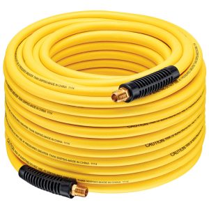 Bostitch 100 ft. L Hybrid Polymer Air Hose 300 psi Yellow